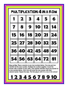 Multiplication 4-in-a-Row (MIPS) cover